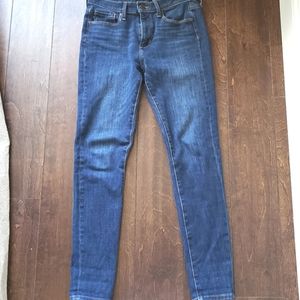 Banana Republic High Rise Skinny Jeans Medium Wash Size 26